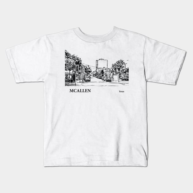 McAllen - Texas Kids T-Shirt by Lakeric